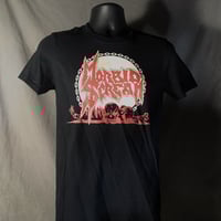 Image 3 of MORBID SCREAM - LOGO III (RED & WHITE PRINT)