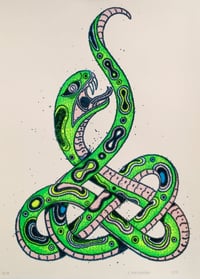 Snake- print by Erik Pontoppidan