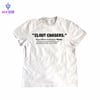 White “CLOUT CHASERS.”  Classic Tee