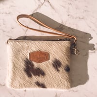 Image 1 of ‘Mashatu’ Cowhide Travel Purse
