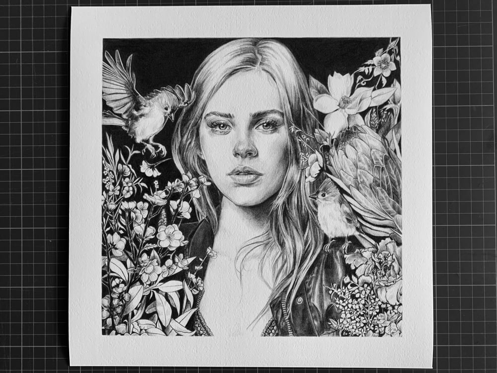 Image of 'Nest' 12x12 Print