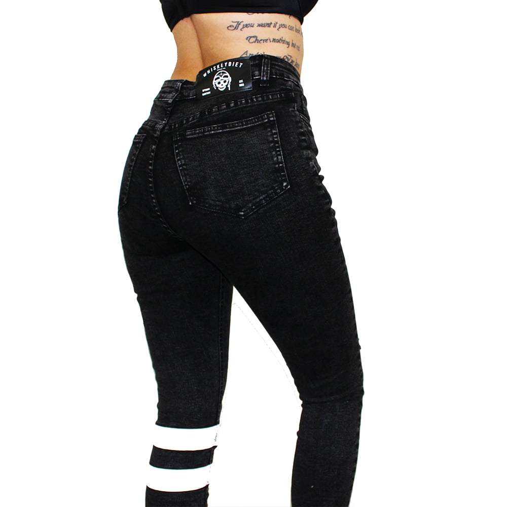 race stripe jeans