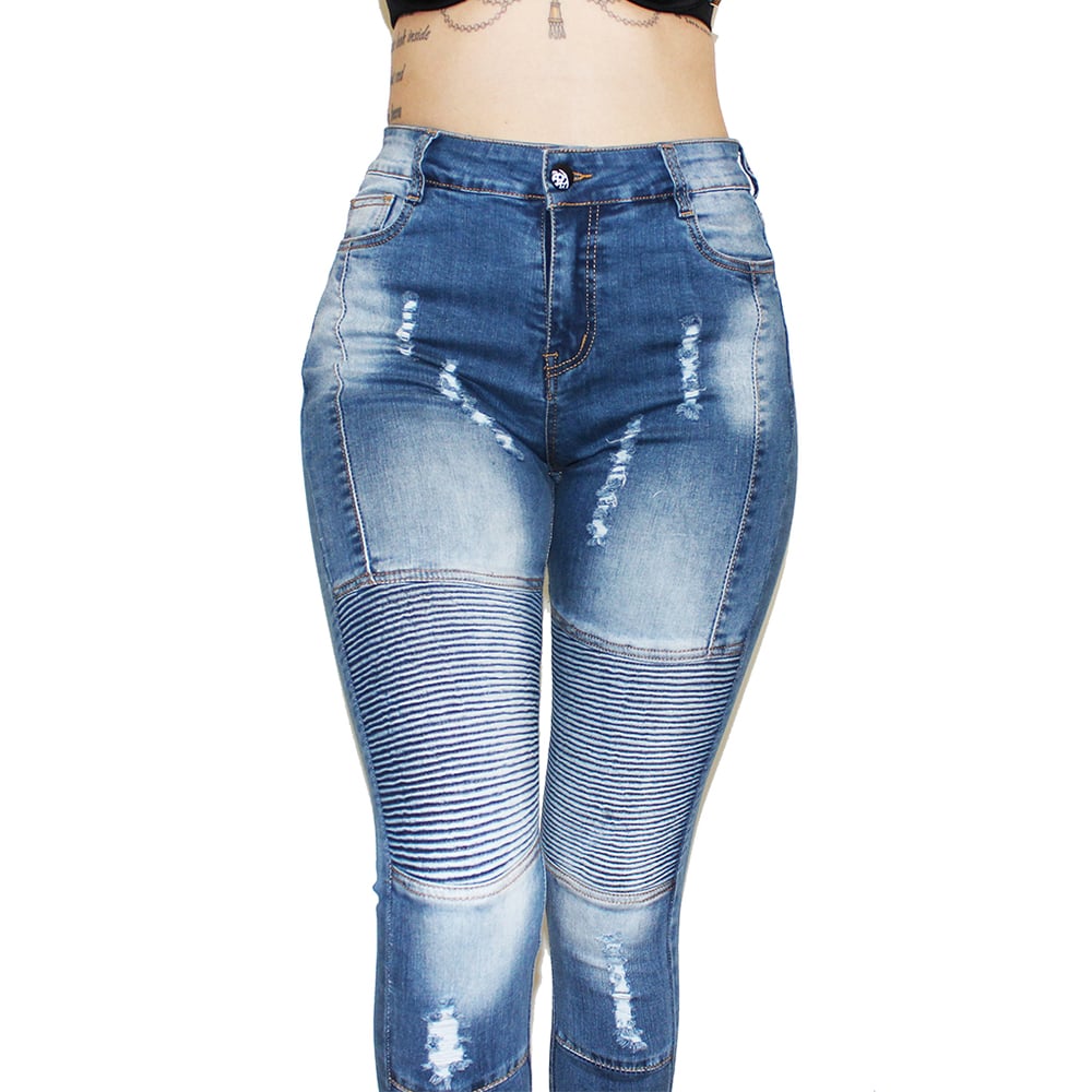 Image of Bourbon Biker Jeans - For Her