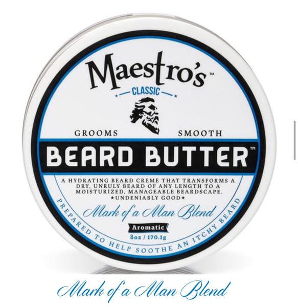 Image of Maestro’s Classic 4oz. Mark of a Man Beard Butter