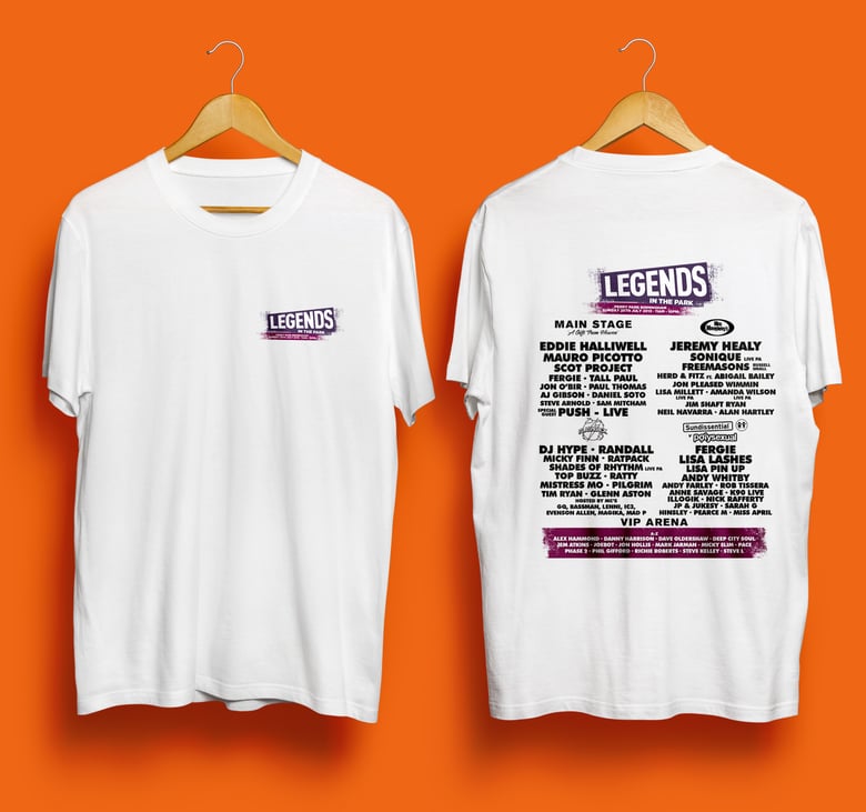 Image of Legends In The Park 2019 - White T-Shirt