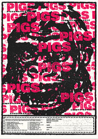 PIGS PIGS PIGS PIGS PIGS PIGS PIGS Poster - Green Man 2019