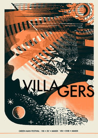 VILLAGERS poster- Green Man 2019