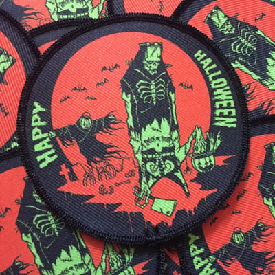 Image of HAPPY HALLOWEEN PATCH 