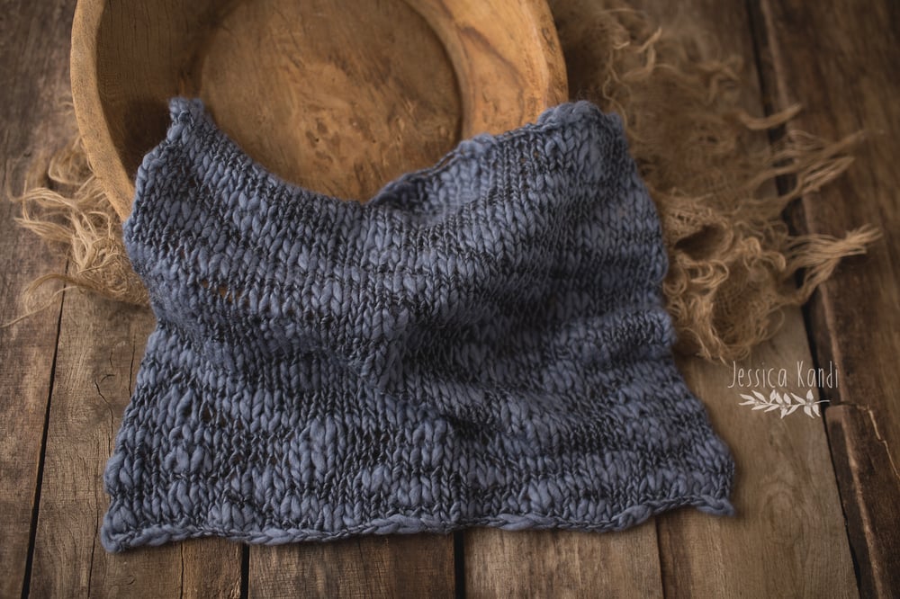 Image of denim knit layer