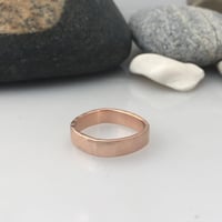 Image 2 of JJ finger shaped band in 14k rose gold