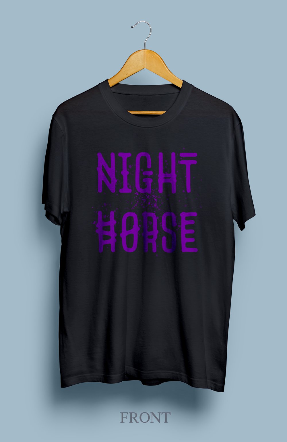NIGHT HORSE "Rock n Roll Will Never Die" t-shirt