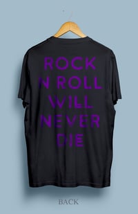 Image 3 of NIGHT HORSE "Rock n Roll Will Never Die" t-shirt