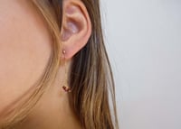 Image 5 of Crew ruby earrings