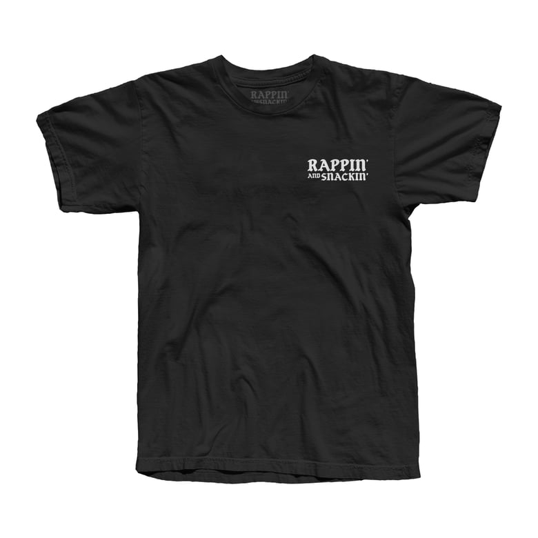 Image of Rappin' And Snackin' Tee (Black)