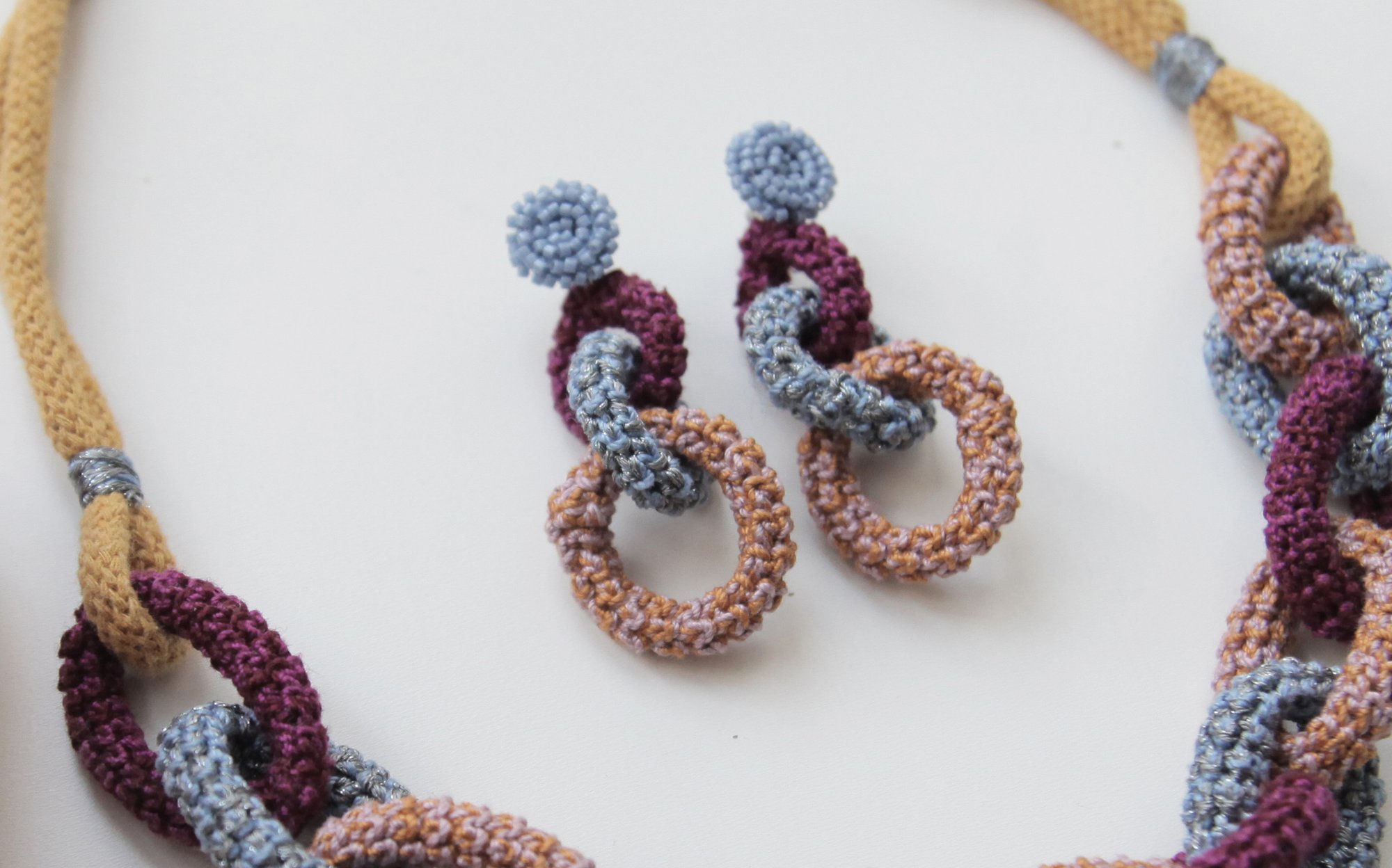 Image of Multicolour Bonded Together Earrings