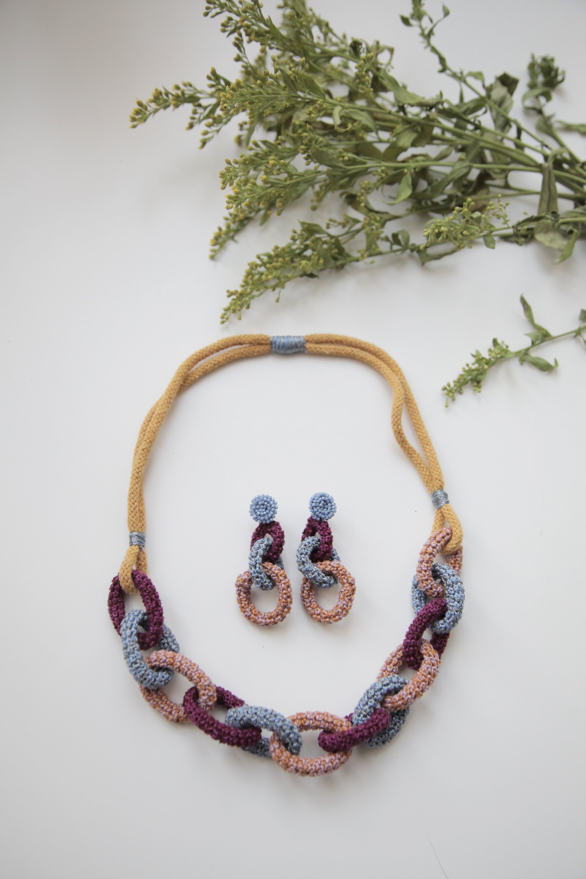 Image of Multicolour Bonded Together Earrings