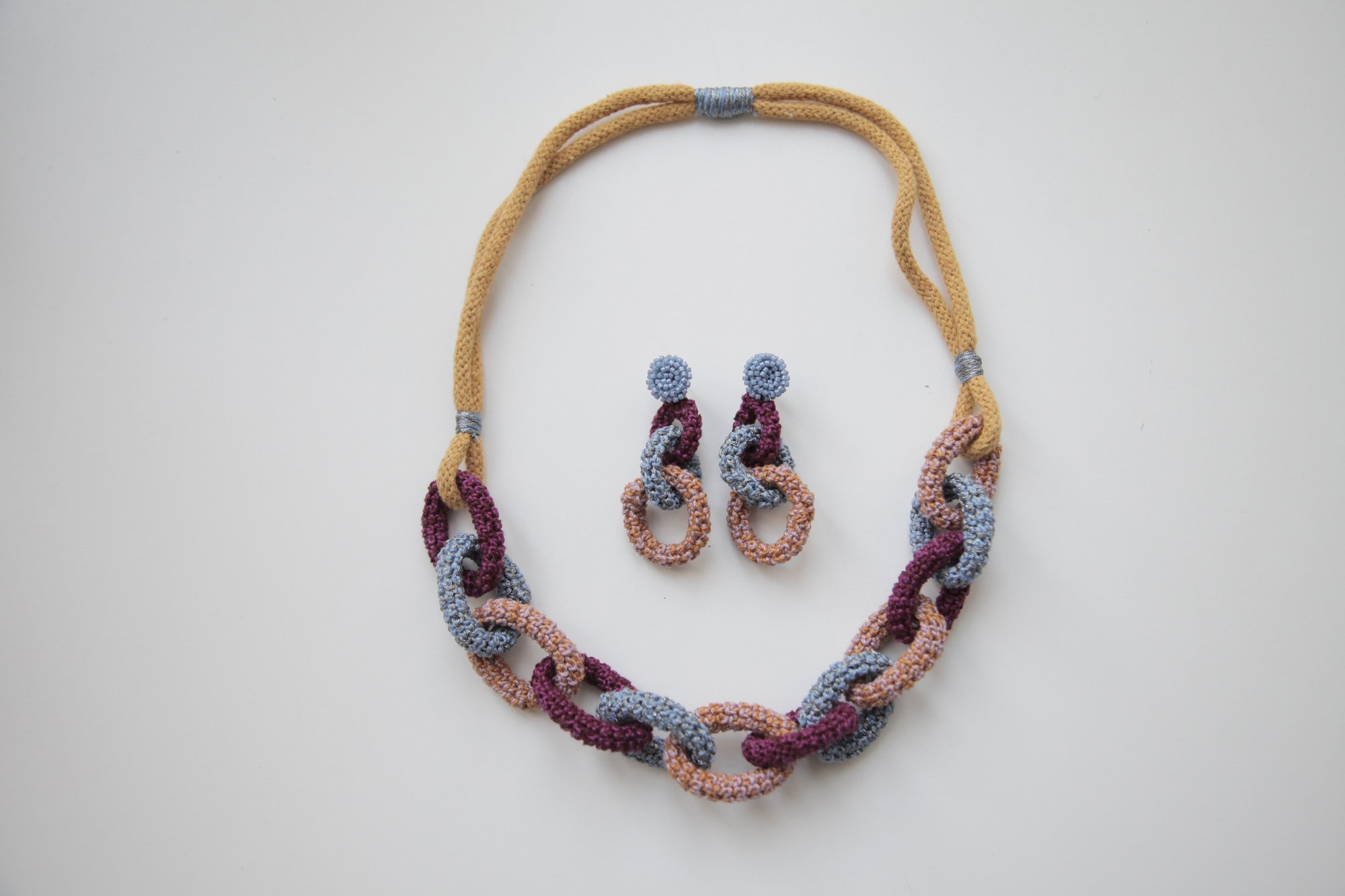 Image of Multicolor Bonded Together necklace