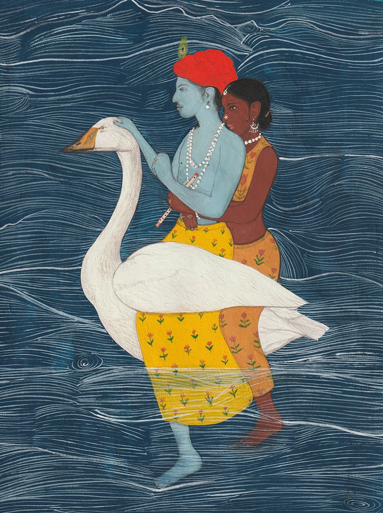 Image of Fine Art Print - Krishna take me home - Second Edition A4