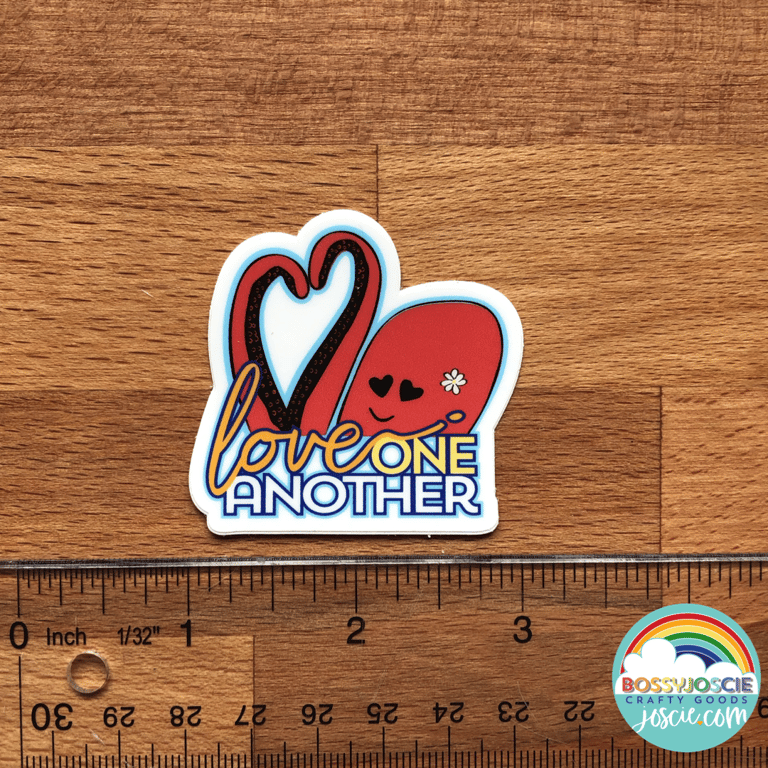 Love One Another Sticker