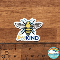 Image 1 of Bee Kind Sticker