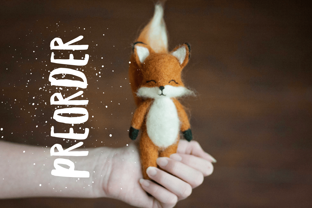 Image of Preorder felt fox