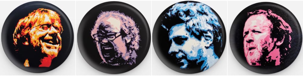 Phish Face Button (1.0 Pin) Set 