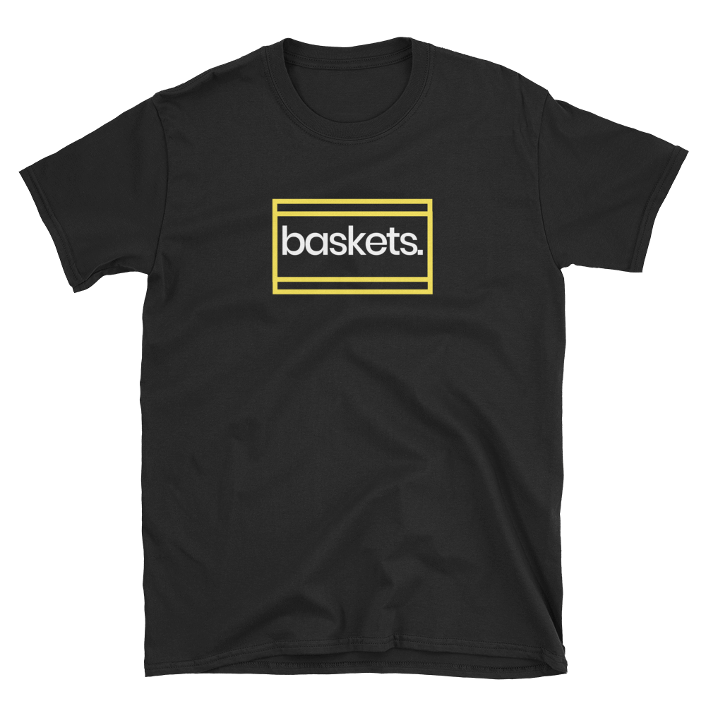 Image of baskets box black t-shirt