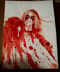 Dead and Euronymous blood painting (original) 