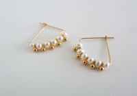 Image 1 of Six pearl earrings