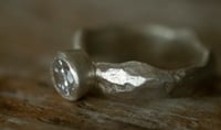 Image 3 of 'Bling Ring' Midi | Recycled Sterling Silver Ring with Cubic Zirconia