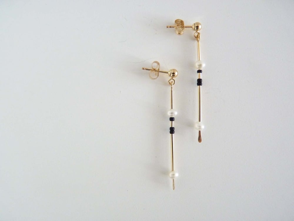 Image of Tux earrings