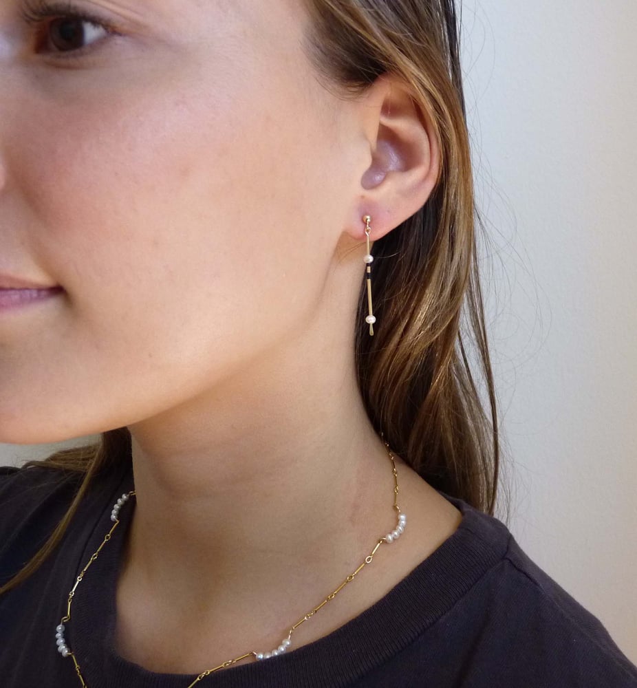 Image of Tux earrings