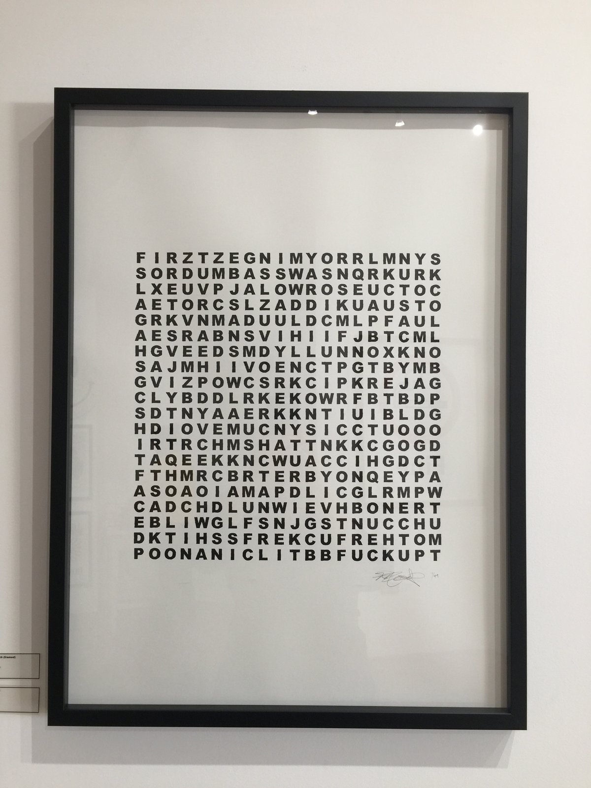 Image of Turdsearch print
