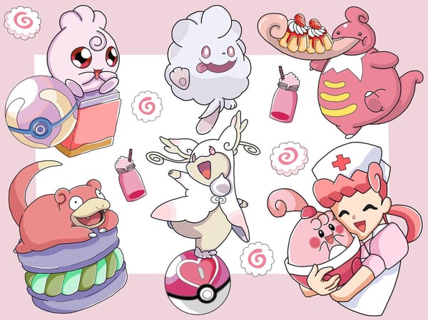 Image of Pink Pokémon Flash