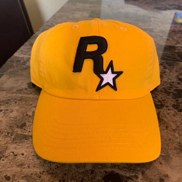 Image of Rock star logo games inspired cap . 