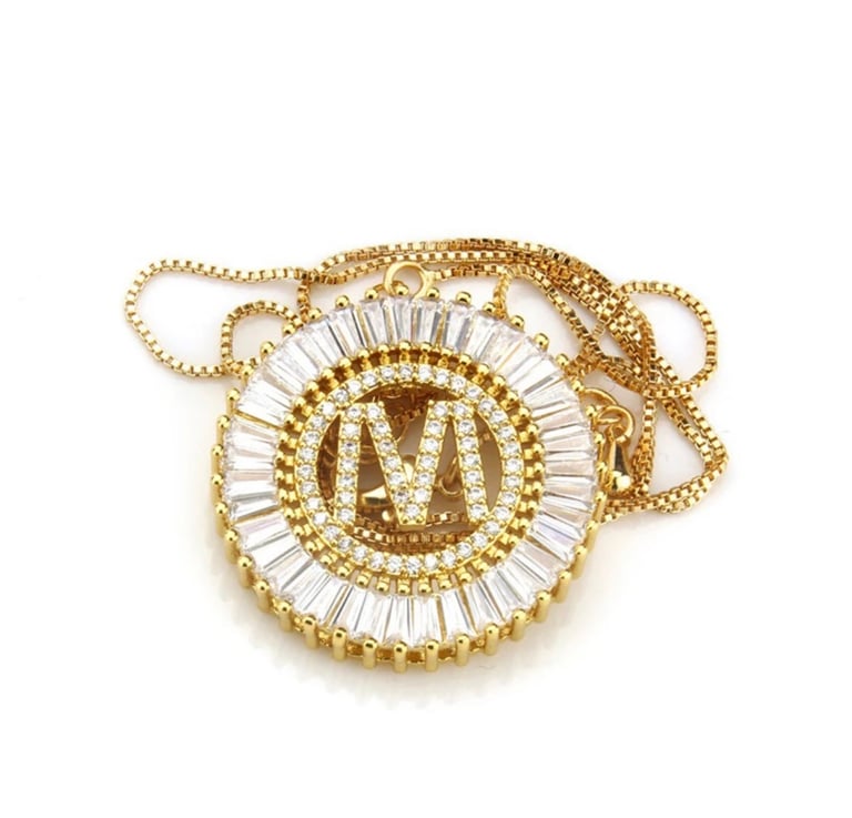 Bling Initial Chain Image 2