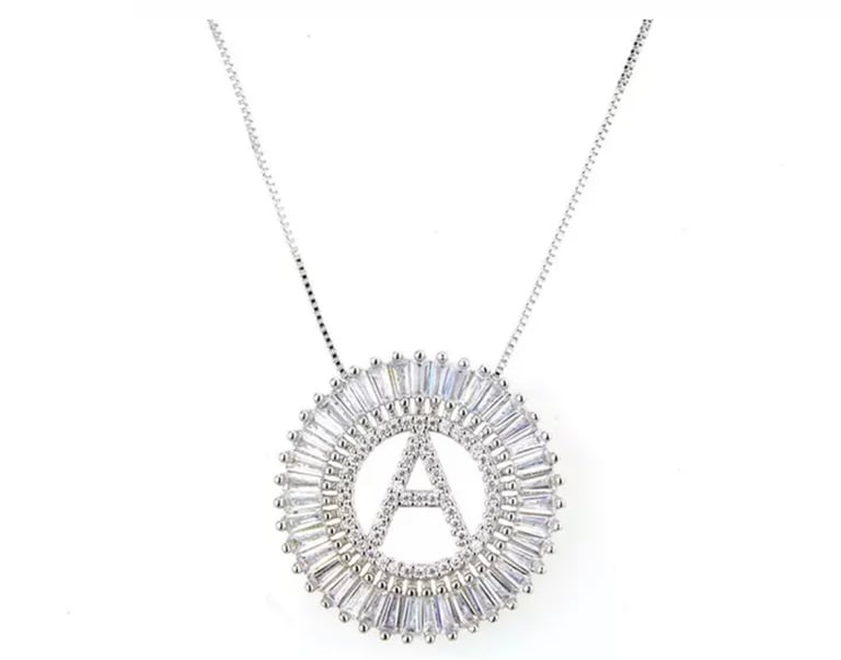 Bling Initial Chain Image 3