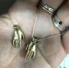 hand necklace