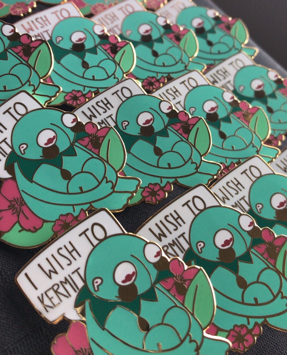 Kermit Chan ✧ Hard Enamel Pins [PREORDER]