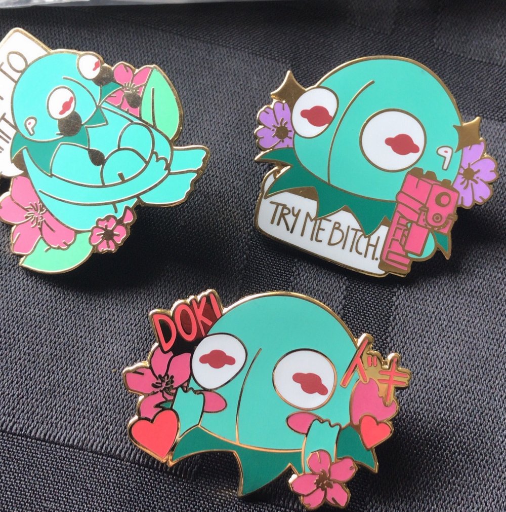 Kermit Chan ✧ Hard Enamel Pins [PREORDER]