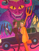 Good Omens Risograph Print