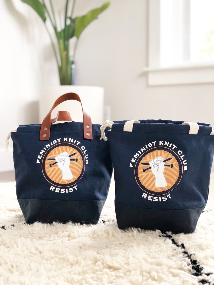 Image of Feminist Knit Club Project Bags