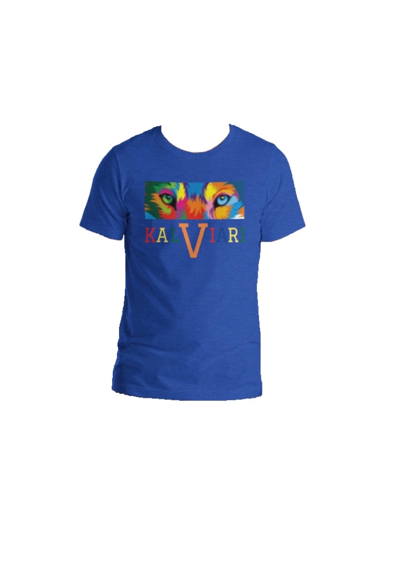Image of KALVIARI UNIVERSITY KALEIDOSCOPE VISION TSHIRT (UNISEX) 12 COLORS AVAILABLE   