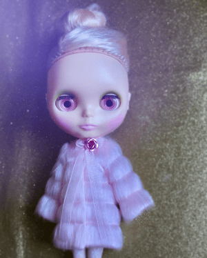 Image of LoungingLinda Panelled Faux Fur ~ Baby Pink