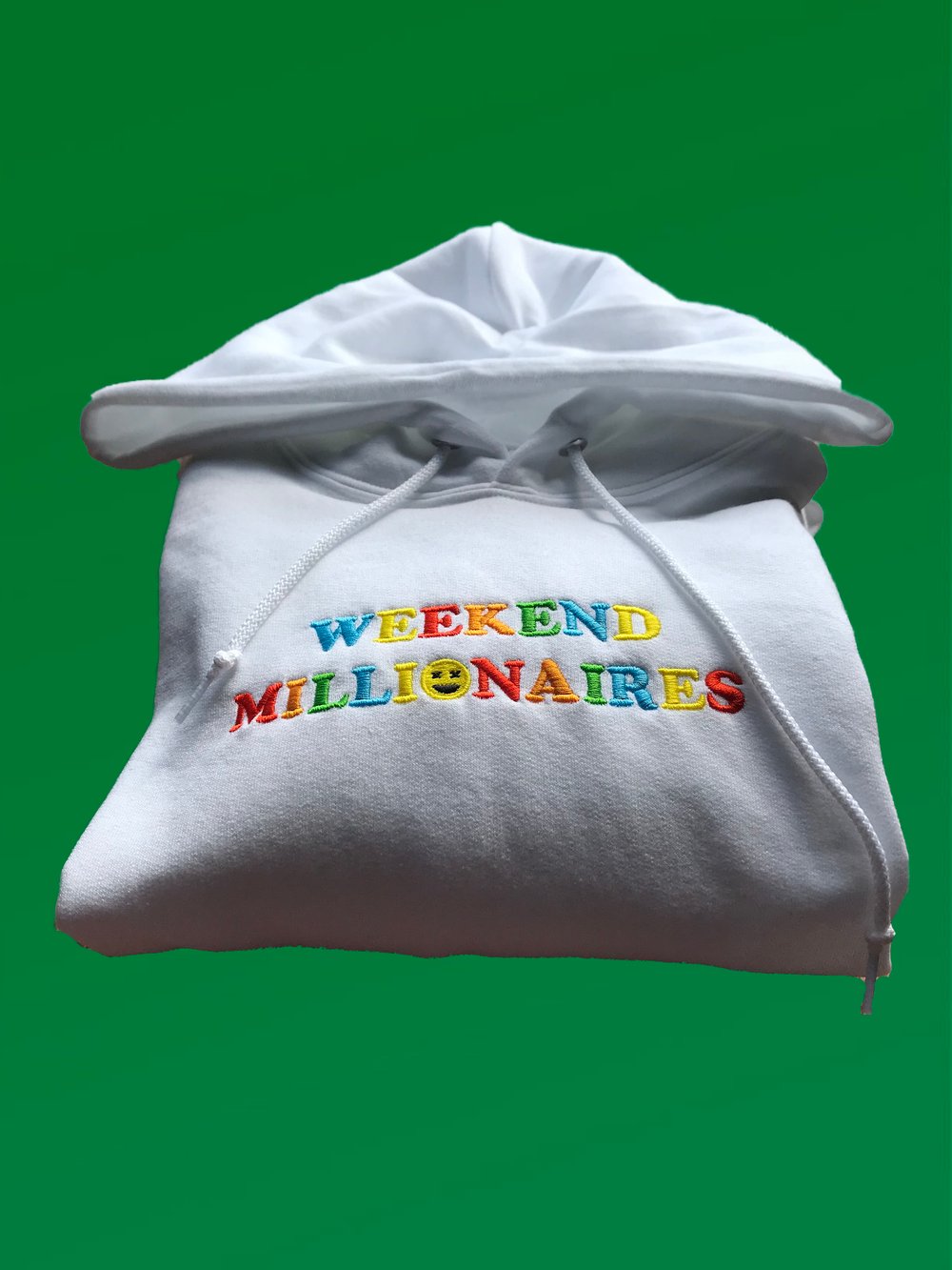 Weekend Millionaires Hoodie Cocaine White  