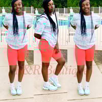 Neon Pink Biker Shorts 