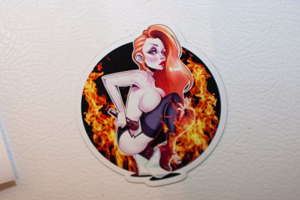 Image of Cartoon Phoenix Magnet 