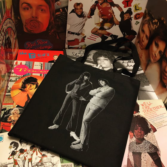 Image of Sonny & Cher tote bag