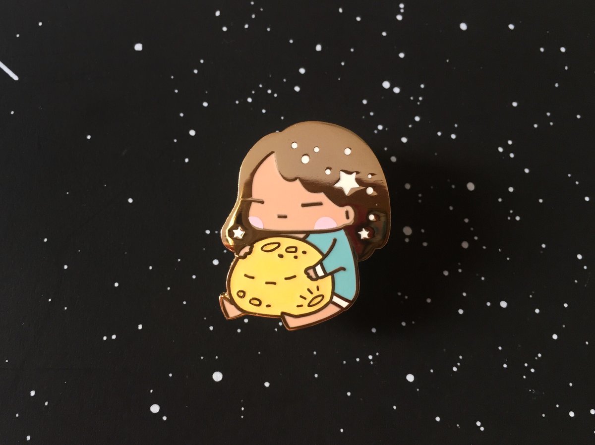 Image of Moon Baby Enamel Pin