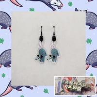 Hanging Opossum Earrings